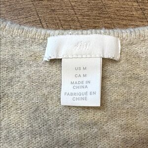 H&M Light Tan Knit Top